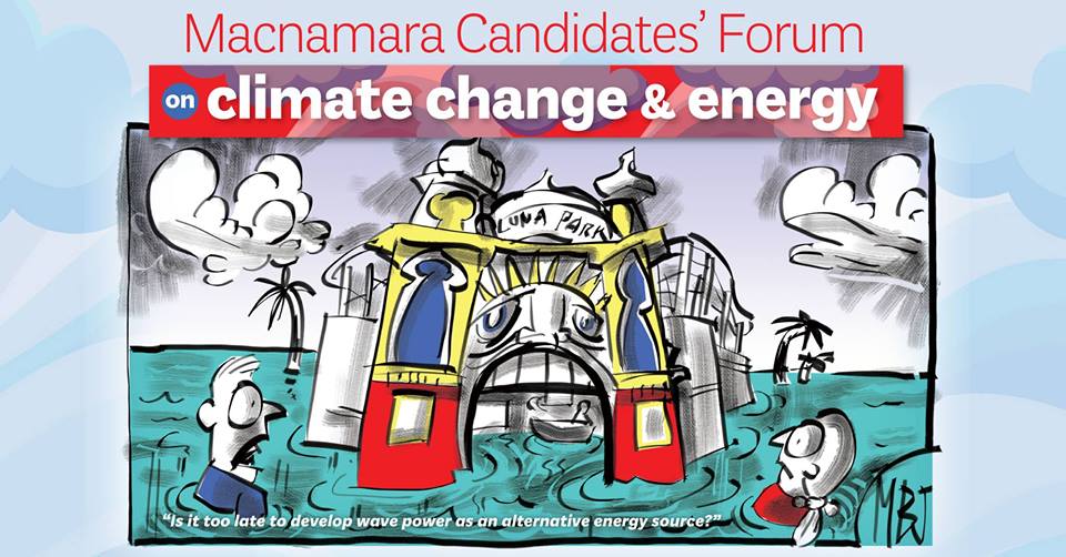 Macnamara Candidates Forum On Climate Change Energy Port Phillip